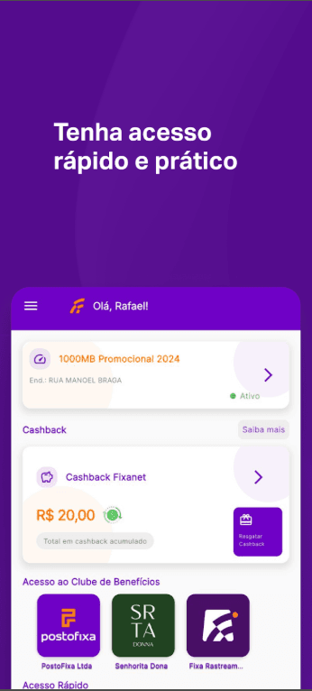 Fixanet App - Dashboard